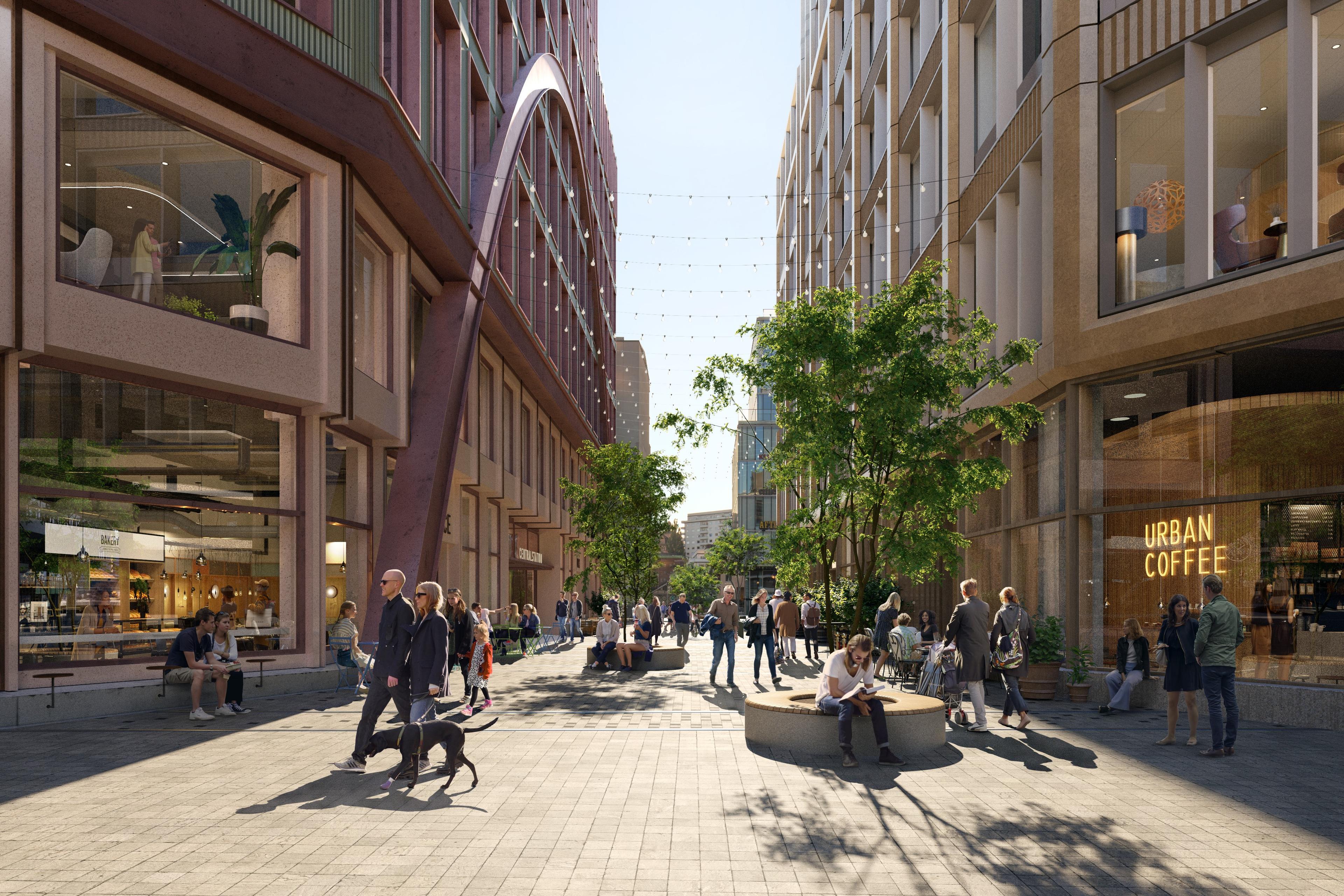 Blekholmsgränd_samrådsförslaget Visualisering över Blekholmsgränd